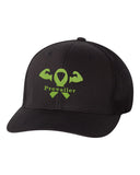 "Cancer Prevailer" Awareness Embroidered Flexfit Trucker Hat - Set 2