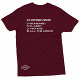 "Choose One" W & E Tee