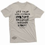 "Words & Expressions Theme" W & E Tee