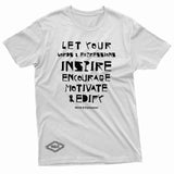 "Words & Expressions Theme" W & E Tee