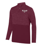 "Prevailer Hardcore" Embroidered Tonal Heather 1/4 Zip Pullover