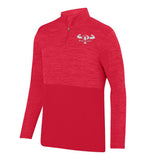 "Prevailer Hardcore" Embroidered Tonal Heather 1/4 Zip Pullover