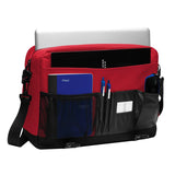 "Prevailer" Embroidered Messenger Briefcase