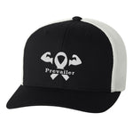 "Cancer Prevailer" Awareness Embroidered Flexfit Trucker Hat
