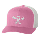 "Cancer Prevailer" Awareness Embroidered Flexfit Trucker Hat