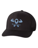 "Cancer Prevailer" Awareness Embroidered Flexfit Trucker Hat - Set 2