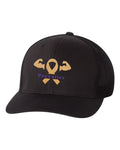 "Cancer Prevailer" Awareness Embroidered Flexfit Trucker Hat - Set 1