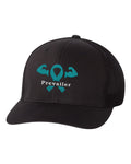 "Cancer Prevailer" Awareness Embroidered Flexfit Trucker Hat - Set 1