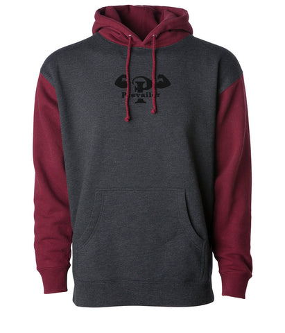 "Prevailer Hardcore" Embroidered Hooded Sweatshirt