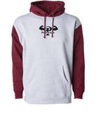 "Prevailer Hardcore" Embroidered Hooded Sweatshirt
