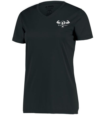 "Prevailer Hardcore" Ladies Embroidered Wicking Tee