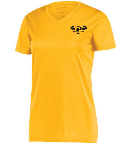 "Prevailer Hardcore" Ladies Embroidered Wicking Tee