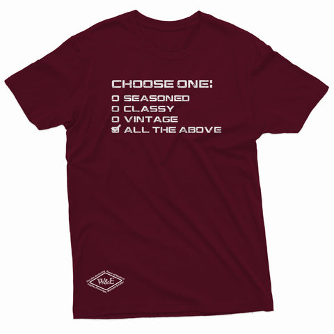 "Choose One" W & E Tee