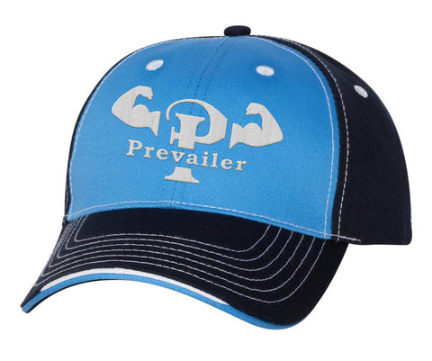 "Prevailer Hardcore" Embroidered Tri-Color Hat