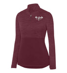 "Prevailer Hardcore" Embroidered Ladies Tonal Heather 1/4 Zip Pullover