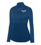 "Prevailer Hardcore" Embroidered Ladies Tonal Heather 1/4 Zip Pullover