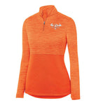 "Prevailer Hardcore" Embroidered Ladies Tonal Heather 1/4 Zip Pullover