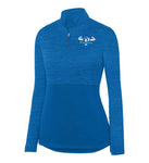 "Prevailer Hardcore" Embroidered Ladies Tonal Heather 1/4 Zip Pullover