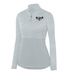 "Prevailer Hardcore" Embroidered Ladies Tonal Heather 1/4 Zip Pullover