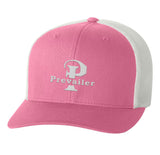 "Prevailer Classic" Pink & White Embroidered Trucker Hat