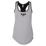 "Prevailer Hardcore" Embroidered Duo-tone Ladies Colorblock Raceback Tank