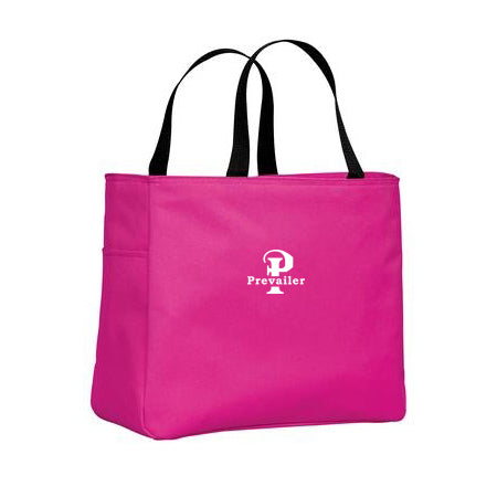 "Prevailer" Embroidered Essential Tote Bag
