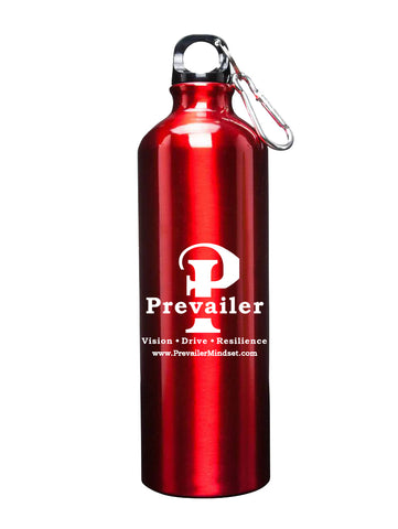 "Prevailer Classic" 25 oz. Aluminum Water Bottle with Carabiner