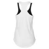 "Prevailer Hardcore" Embroidered Duo-tone Ladies Colorblock Raceback Tank
