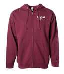 "Prevailer Hardcore" Midweight Zip Hooded Sweatshirt