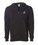 "Prevailer" Embroidered Midweight Zip Hooded Sweatshirt