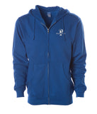 "Prevailer" Embroidered Midweight Zip Hooded Sweatshirt
