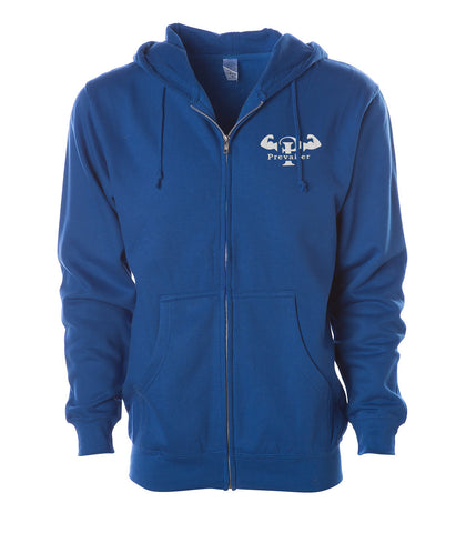 "Prevailer Hardcore" Midweight Zip Hooded Sweatshirt