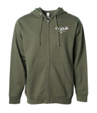 "Prevailer Hardcore" Midweight Zip Hooded Sweatshirt