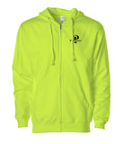 "Prevailer" Embroidered Midweight Zip Hooded Sweatshirt