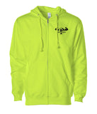 "Prevailer Hardcore" Embroidered Midweight Zip Hooded Sweatshirt